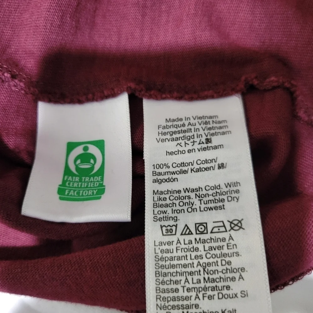 J Crew Garmet Dyed Dyed Long Sleeve Tee AH247 Sz L
